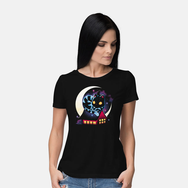 Japan Cat-Womens-Basic-Tee-Vallina84