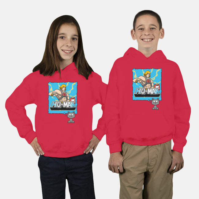 Cat Hero-Youth-Pullover-Sweatshirt-imisko