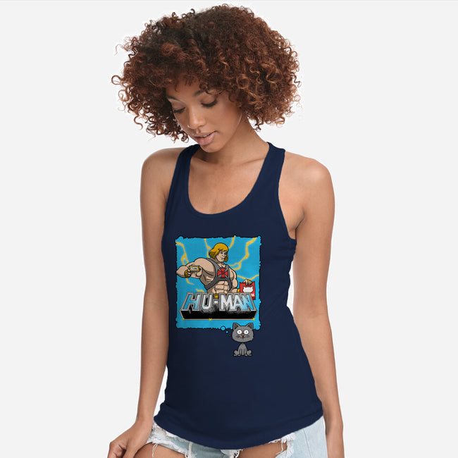 Cat Hero-Womens-Racerback-Tank-imisko