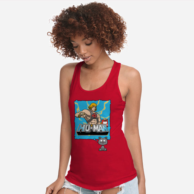 Cat Hero-Womens-Racerback-Tank-imisko