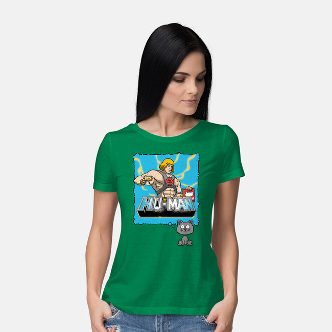 Cat Hero-Womens-Basic-Tee-imisko