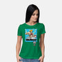Cat Hero-Womens-Basic-Tee-imisko