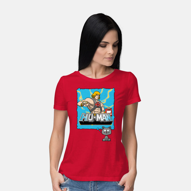 Cat Hero-Womens-Basic-Tee-imisko