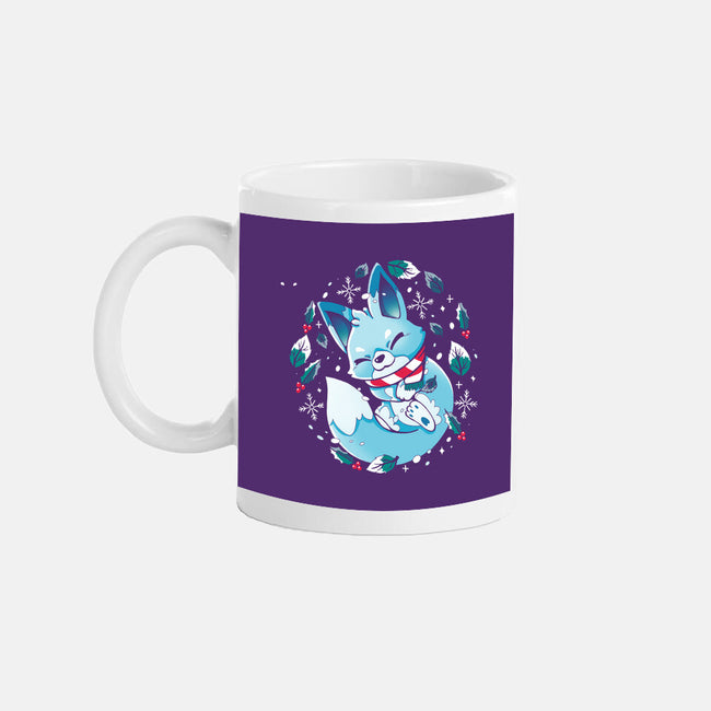 Winter Fox-None-Mug-Drinkware-Vallina84