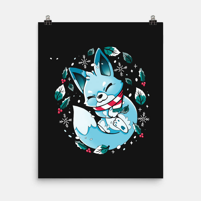 Winter Fox-None-Matte-Poster-Vallina84