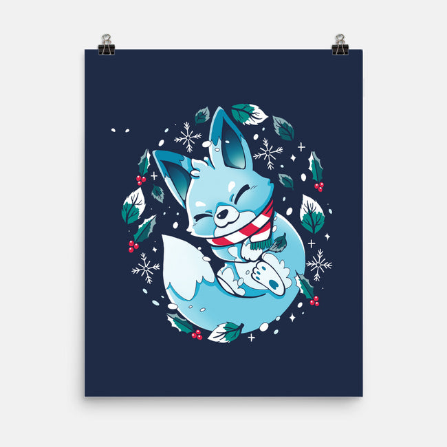 Winter Fox-None-Matte-Poster-Vallina84