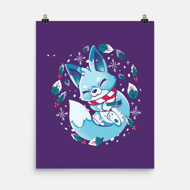 Winter Fox-None-Matte-Poster-Vallina84