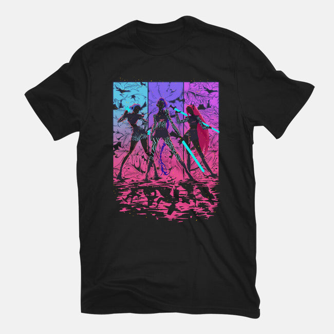 Born To Glow-Womens-Fitted-Tee-Ionfox