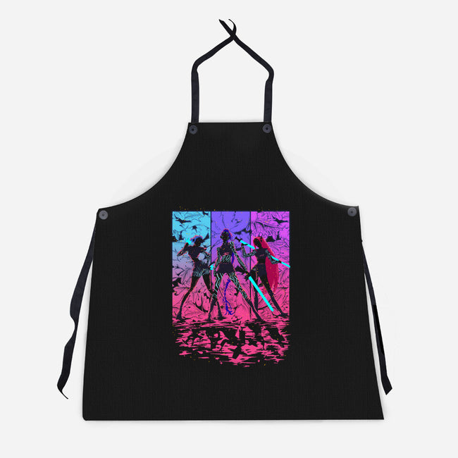 Born To Glow-Unisex-Kitchen-Apron-Ionfox