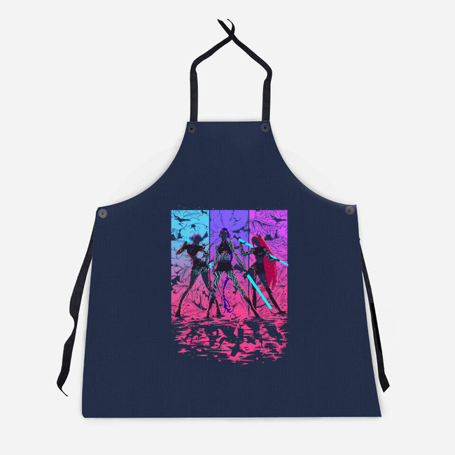 Born To Glow-Unisex-Kitchen-Apron-Ionfox