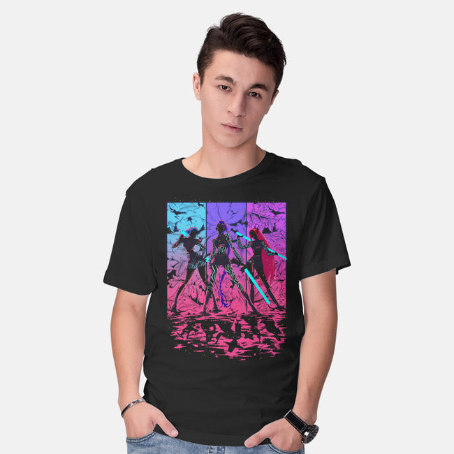 Born To Glow-Mens-Basic-Tee-Ionfox