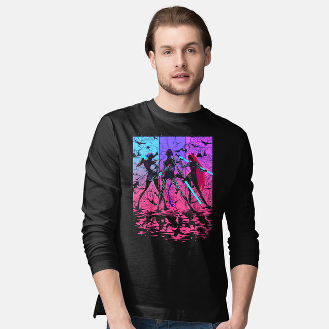 Born To Glow-Mens-Long Sleeved-Tee-Ionfox