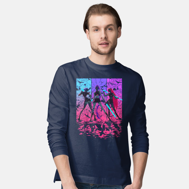 Born To Glow-Mens-Long Sleeved-Tee-Ionfox