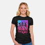 Born To Glow-Womens-Fitted-Tee-Ionfox