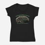 Bio Engineering Program-Womens-V-Neck-Tee-glitchygorilla