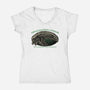 Bio Engineering Program-Womens-V-Neck-Tee-glitchygorilla