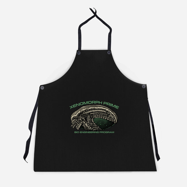 Bio Engineering Program-Unisex-Kitchen-Apron-glitchygorilla