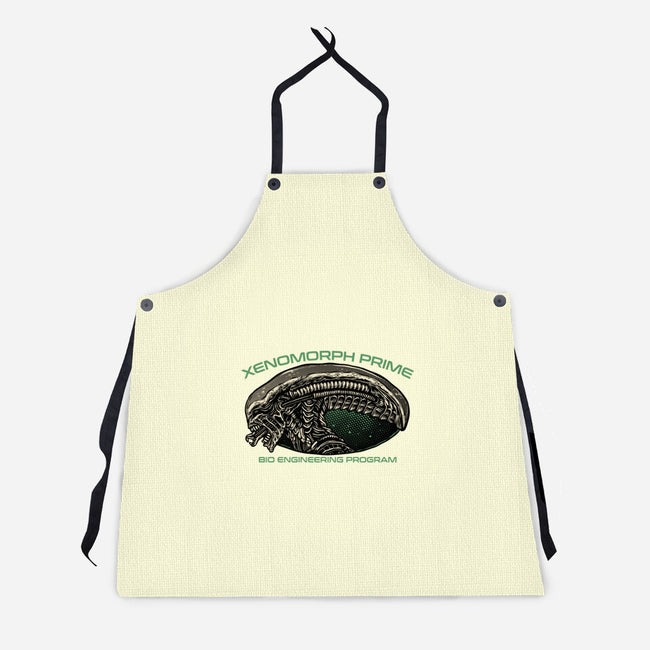 Bio Engineering Program-Unisex-Kitchen-Apron-glitchygorilla