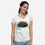 Bio Engineering Program-Womens-V-Neck-Tee-glitchygorilla