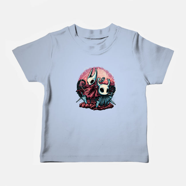 To The Forgotten Kingdom-Baby-Basic-Tee-glitchygorilla