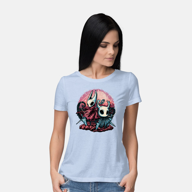 To The Forgotten Kingdom-Womens-Basic-Tee-glitchygorilla