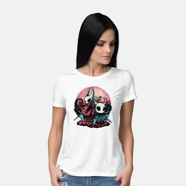 To The Forgotten Kingdom-Womens-Basic-Tee-glitchygorilla