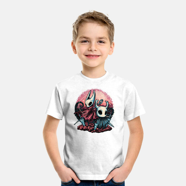 To The Forgotten Kingdom-Youth-Basic-Tee-glitchygorilla