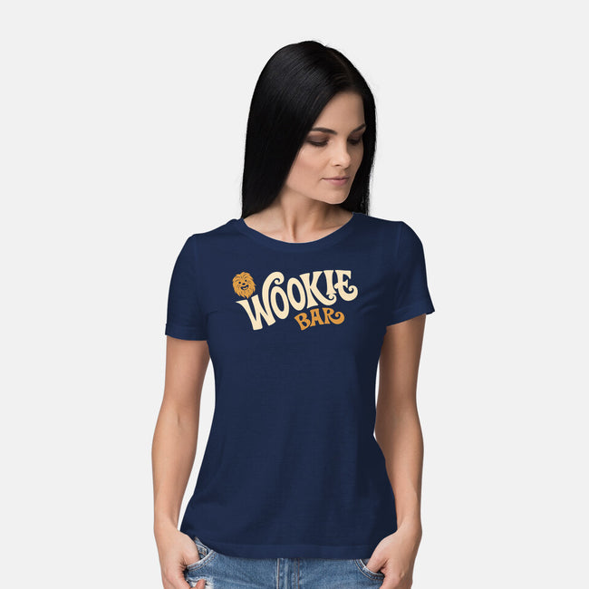 Wookie Bar Retro Parody-Womens-Basic-Tee-sachpica