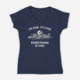 A Fine Pile Of Bones-Womens-V-Neck-Tee-kg07