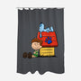 Now It’s Time For So Long-None-Polyester-Shower Curtain-DrawnByBryan