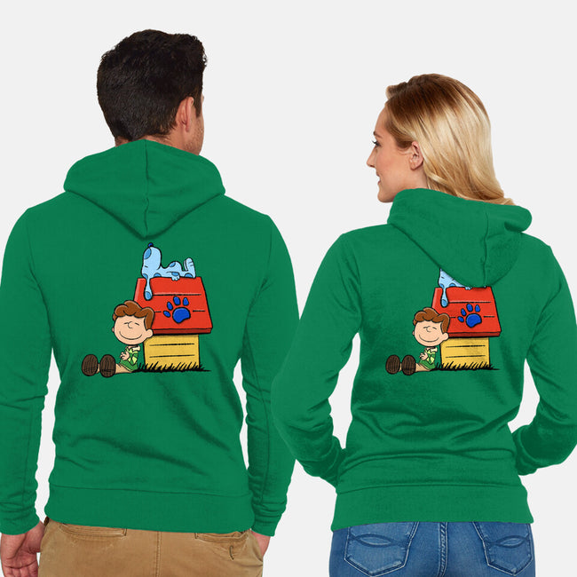 Now It’s Time For So Long-Unisex-Zip-Up-Sweatshirt-DrawnByBryan