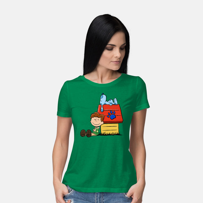 Now It’s Time For So Long-Womens-Basic-Tee-DrawnByBryan