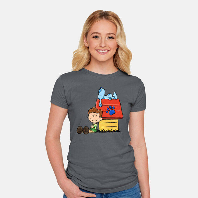 Now It’s Time For So Long-Womens-Fitted-Tee-DrawnByBryan