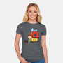 Now It’s Time For So Long-Womens-Fitted-Tee-DrawnByBryan