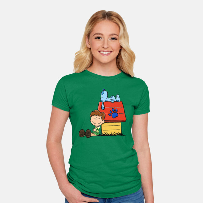 Now It’s Time For So Long-Womens-Fitted-Tee-DrawnByBryan