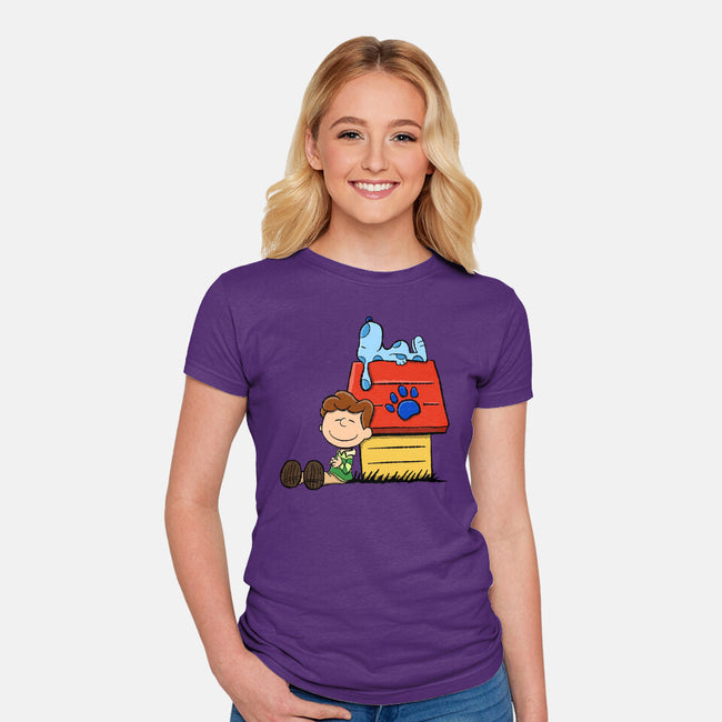 Now It’s Time For So Long-Womens-Fitted-Tee-DrawnByBryan