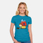 Now It’s Time For So Long-Womens-Fitted-Tee-DrawnByBryan