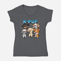 K-Pup-Womens-V-Neck-Tee-Boggs Nicolas