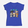 K-Pup-Womens-V-Neck-Tee-Boggs Nicolas