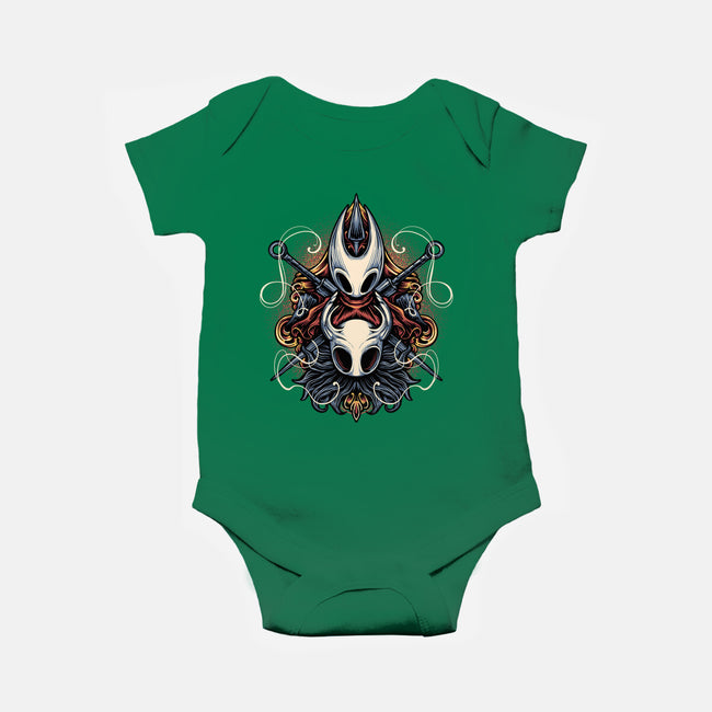 Mysteries Of The Hollow-Baby-Basic-Onesie-glitchygorilla