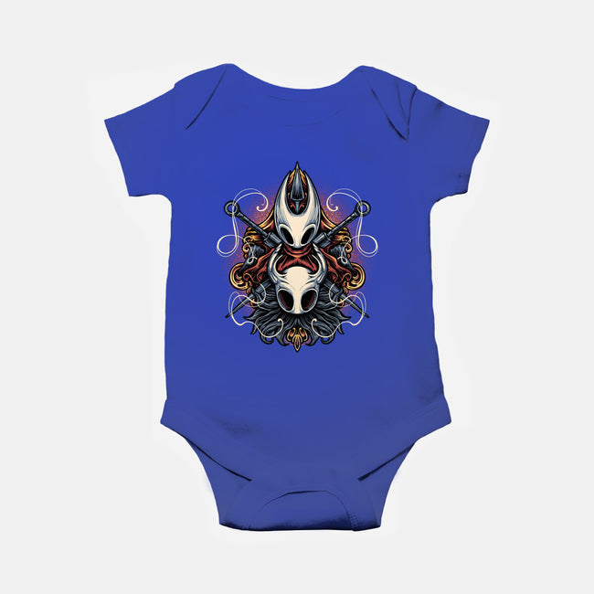 Mysteries Of The Hollow-Baby-Basic-Onesie-glitchygorilla