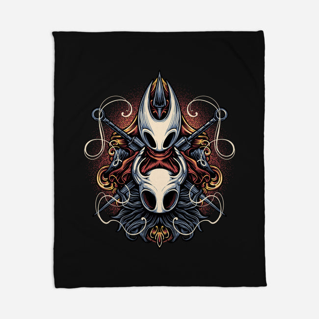Mysteries Of The Hollow-None-Fleece-Blanket-glitchygorilla