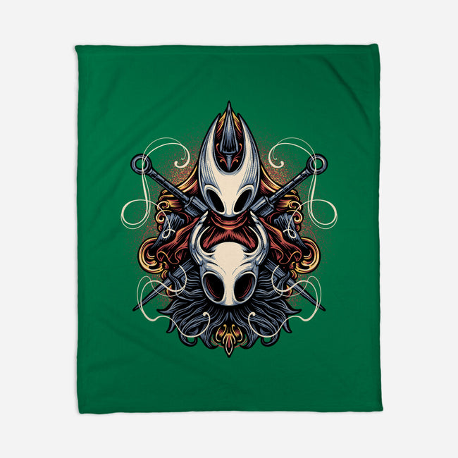Mysteries Of The Hollow-None-Fleece-Blanket-glitchygorilla