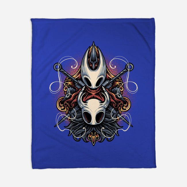 Mysteries Of The Hollow-None-Fleece-Blanket-glitchygorilla