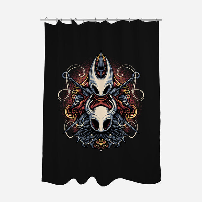Mysteries Of The Hollow-None-Polyester-Shower Curtain-glitchygorilla