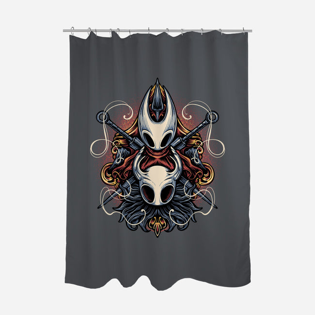 Mysteries Of The Hollow-None-Polyester-Shower Curtain-glitchygorilla