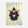 Mysteries Of The Hollow-None-Polyester-Shower Curtain-glitchygorilla
