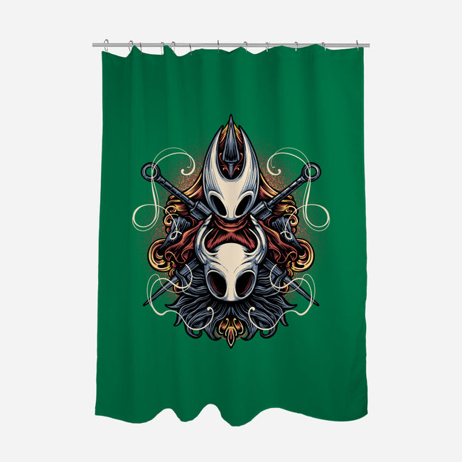 Mysteries Of The Hollow-None-Polyester-Shower Curtain-glitchygorilla