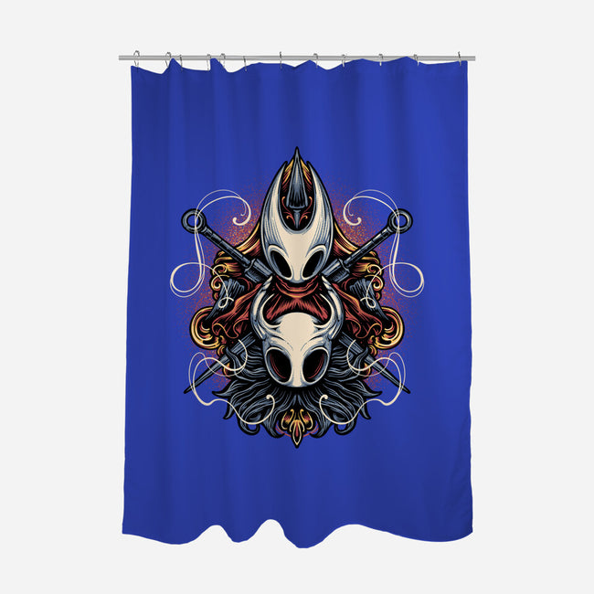 Mysteries Of The Hollow-None-Polyester-Shower Curtain-glitchygorilla