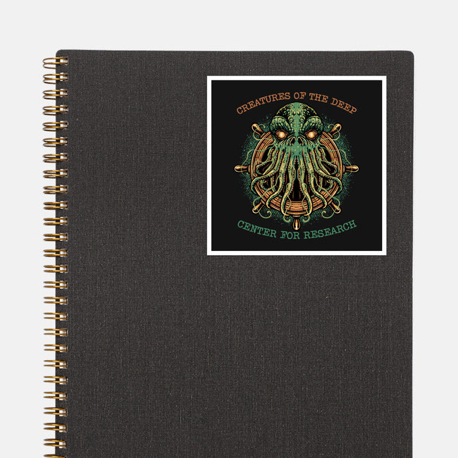 Creatures Of The Deep-None-Glossy-Sticker-glitchygorilla